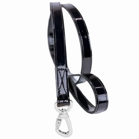 After Eight Collection Dog Leash Black Patent dog mobility,outdoor pet aid