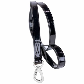 After Eight Collection Dog Leash Black Patent