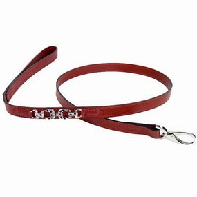 After Eight Collection Dog Leash Ferrari Red
