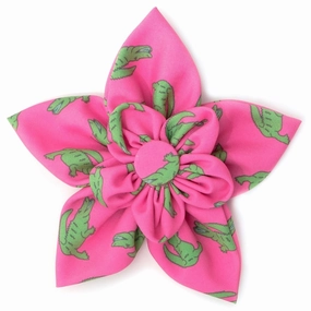 Al The Gator Dog Collar Flower dog collar accessory,collar decor