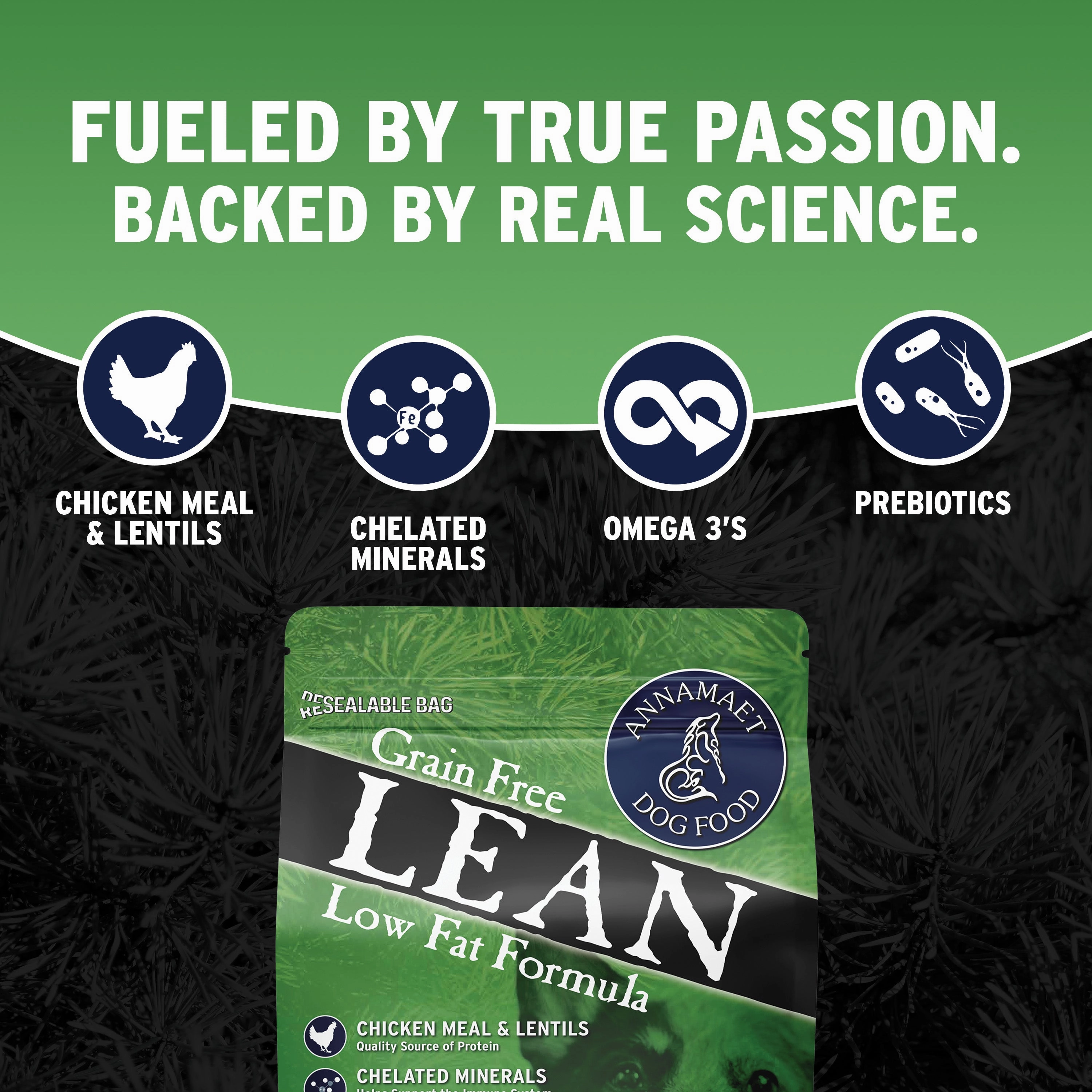 Annamaet Grain-Free Lean Low Fat Formula Dry Dog Food