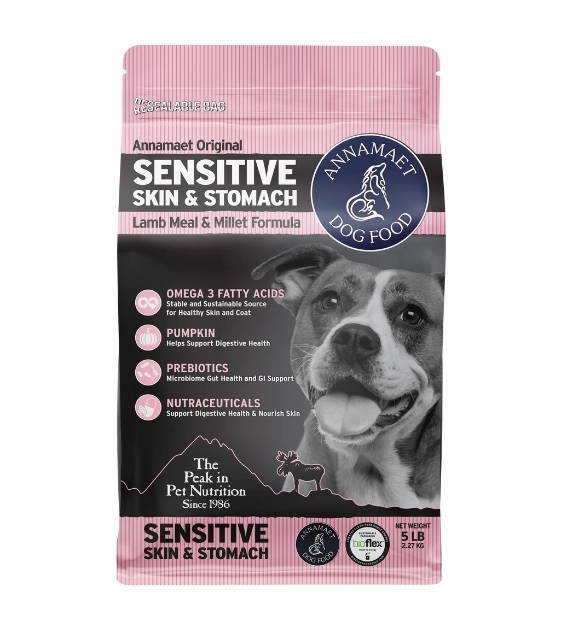 Annamaet Original Grain-Inclusive Sensitive Skin & Stomach Formula Dry Dog Food dog shampoo,bathing supplies