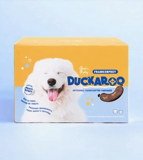 Annie's Pantry Frankenprey Sausages for Dogs & Cats (Duckaroo) raw dog food,fresh pet meals