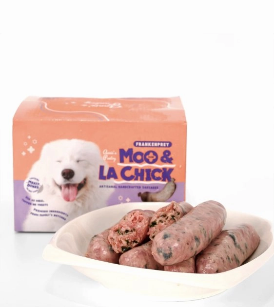 Annie's Pantry Frankenprey Sausages for Dogs & Cats (Moo & La Chick)