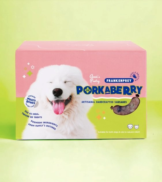 Annie's Pantry Frankenprey Sausages for Dogs & Cats (Porkaberry)
