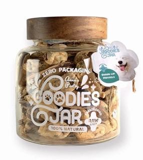 Annie's Pantry Goodies Jars Freeze-Dried Dog Treats (Green-Lip Mussels) freeze-dried dog food,lightweight pet food