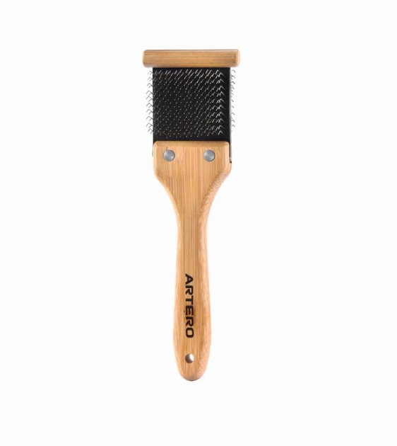 Artero Nature Collection Bamboo Double Flexible Slicker Brush (S) For Dogs & Cats large breed food,big dog food