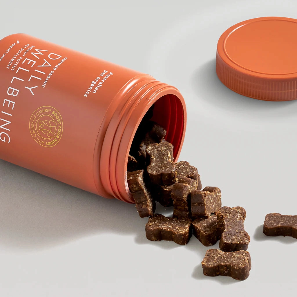 Australian pet organics (Daily Wellbeing Vitamin Chew) Certified Organic Supplements for Dogs