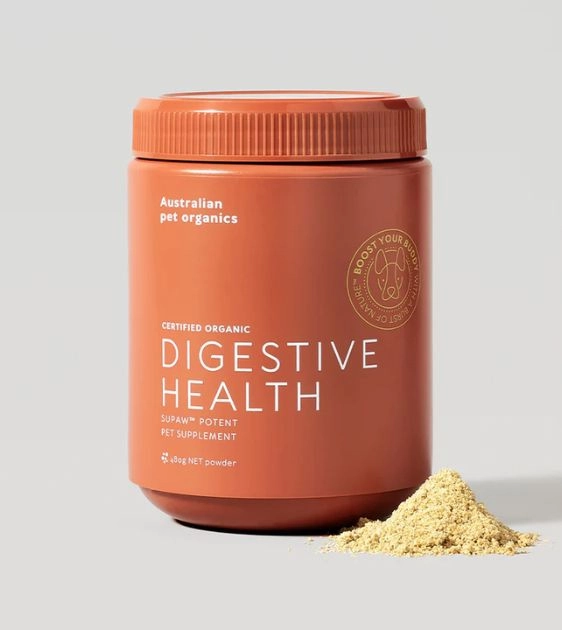 Australian pet organics (Digestive Health) Probiotic Certified Organic Supplements for Dogs pet housekeeping,dog mess kit