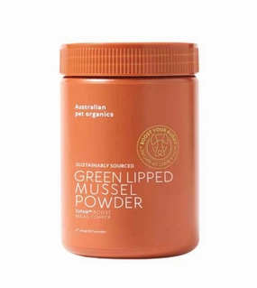 Australian pet organics Sustainably Sourced (Green Lipped Mussel Powder) Meal Topper for Dogs dog oral care,pet dental