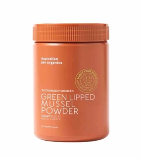Australian pet organics Sustainably Sourced (Green Lipped Mussel Powder) Meal Topper for Dogs dog hygiene,clean pet