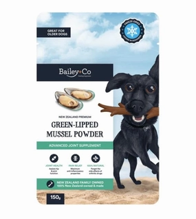 Bailey Co New Zealand Freeze Dried Advanced Joint Supplement (Green-Lipped Mussel Powder) dog hygiene,clean pet