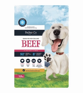 Bailey Co New Zealand Freeze Dried Raw Dog Food (Beef) dog leash,walking strap