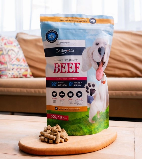 Bailey Co New Zealand Freeze Dried Raw Dog Food (Beef)