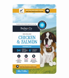 Bailey Co New Zealand Freeze Dried Training Aid Treats (Chicken & Salmon) dog hygiene,clean pet