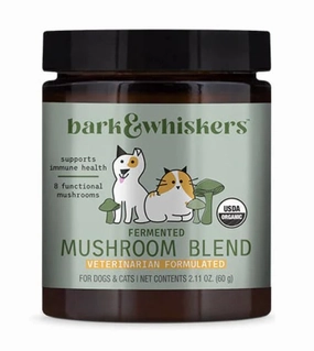 Bark & Whiskers Organic Fermented Mushroom Blend Supplements for Cats and Dogs dog leash,walking strap