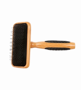 Bass De-matting Slicker Style FIRM Pet Brush (Striped or Dark Finish) interactive dog toy,tech pet toy