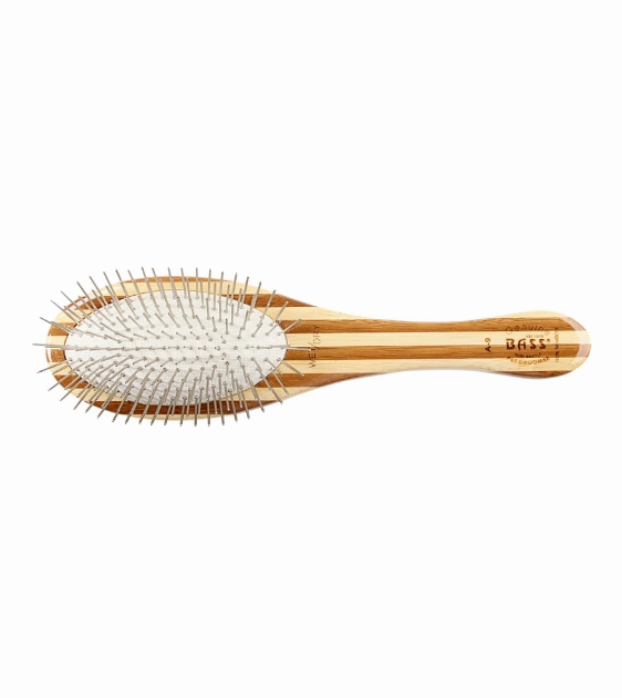 Bass Style & Detangle Pet Brush (Striped or Dark Finish) interactive dog toy,tech pet toy