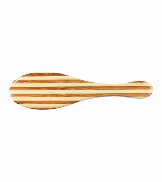 Bass Style & Detangle Pet Brush (Striped or Dark Finish)