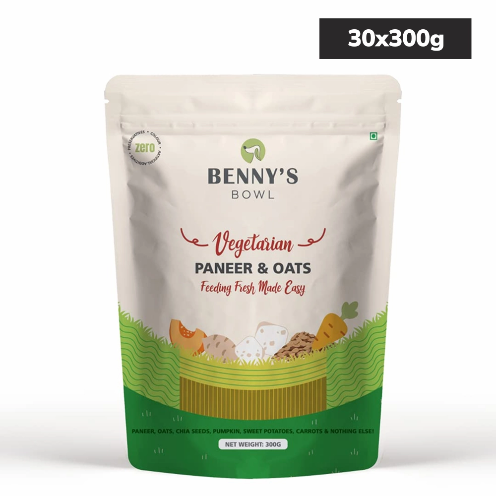 Bennys Bowl Paneer and Oats Rice Dog Fresh and Wet Food