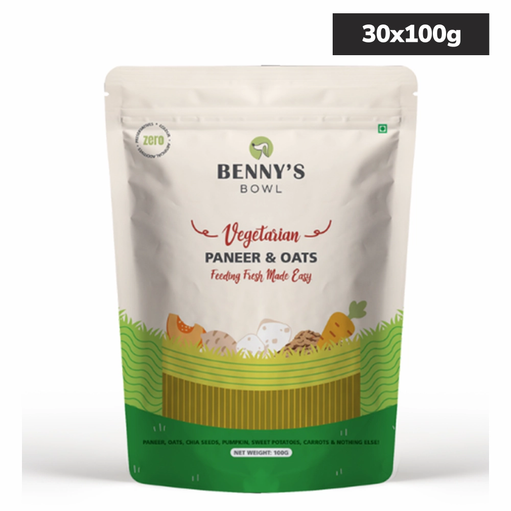 Bennys Bowl Paneer and Oats Rice Dog Fresh and Wet Food