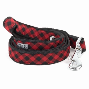 Bias Buffalo Plaid Dog Leash Red/Black dog mixer,pet meal booster