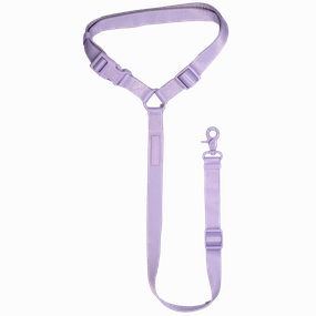 Big & Little Dog Premium Car Headrest Restraint - Purple dog travel gear,pet travel
