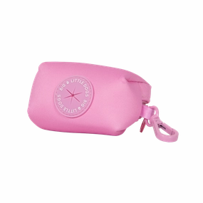 Big & Little Dogs Poop Bag Holder - Pink dog travel gear,pet travel