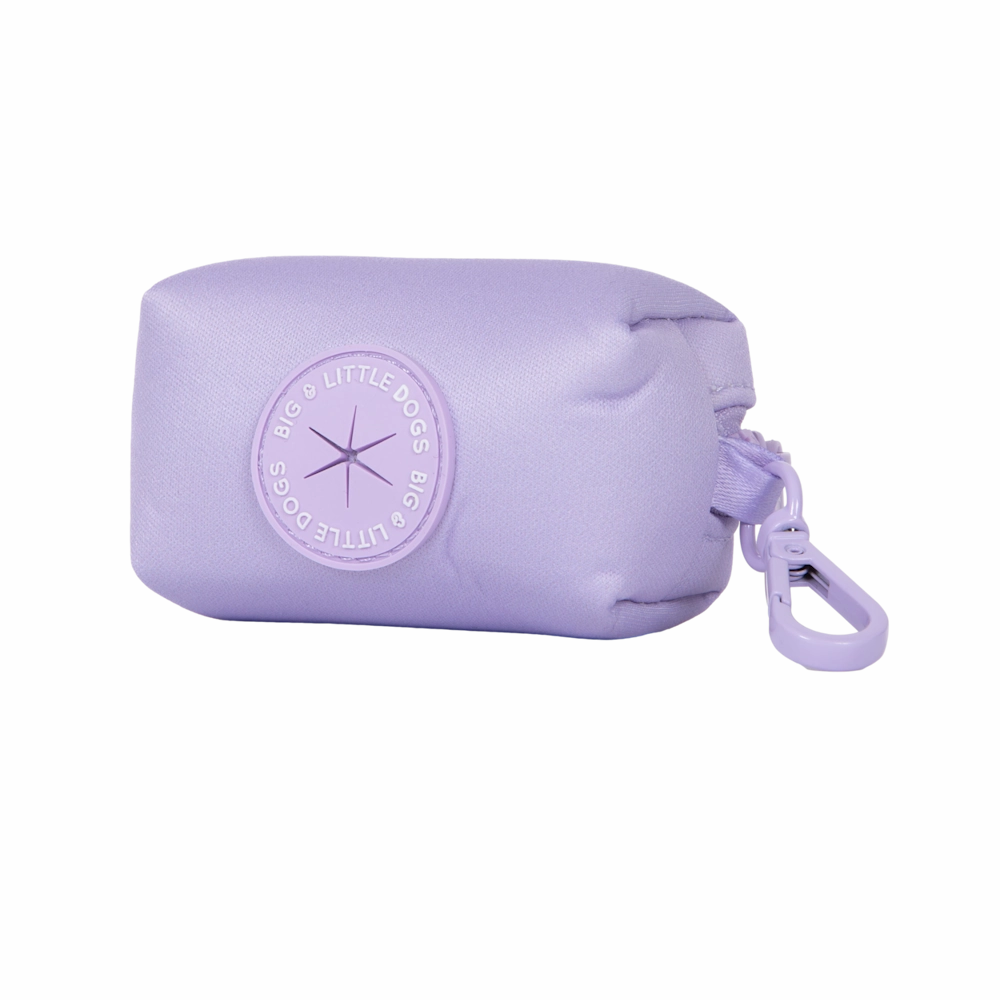 Big & Little Dogs Poop Bag Holder - Purple dog travel gear,pet travel