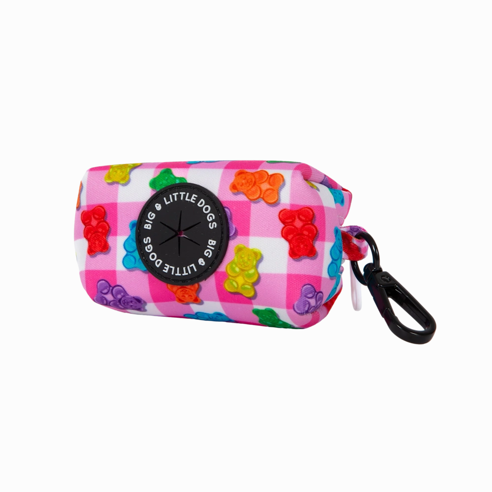 Big & Little Dogs Poop Bag Holder: Beary Sweet dog travel gear,pet travel