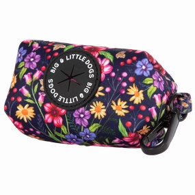 Big & Little Dogs Poop Bag Holder: Petal Paradise dog travel gear,pet travel