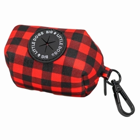 Big & Little Dogs Poop Bag Holder: Plaid To The Bone dog travel gear,pet travel