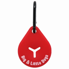 Big & Little Dogs Poop Holder - Candy Red dog travel gear,pet travel