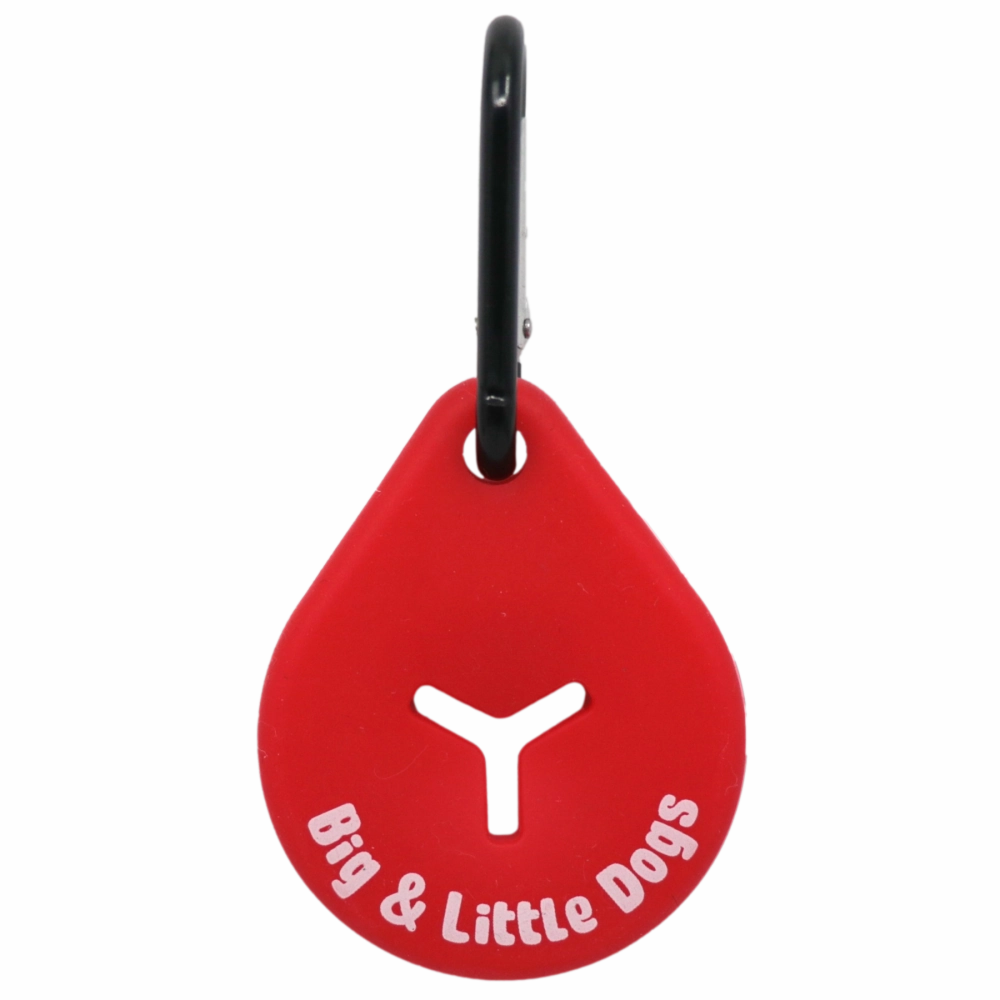 Big & Little Dogs Poop Holder - Candy Red dog travel gear,pet travel