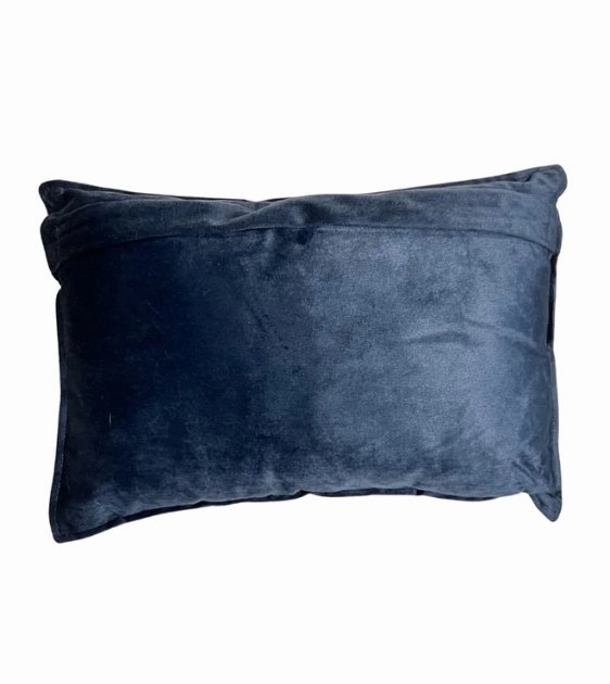Big Borky Dog Head Pillow (Ocean Blue)