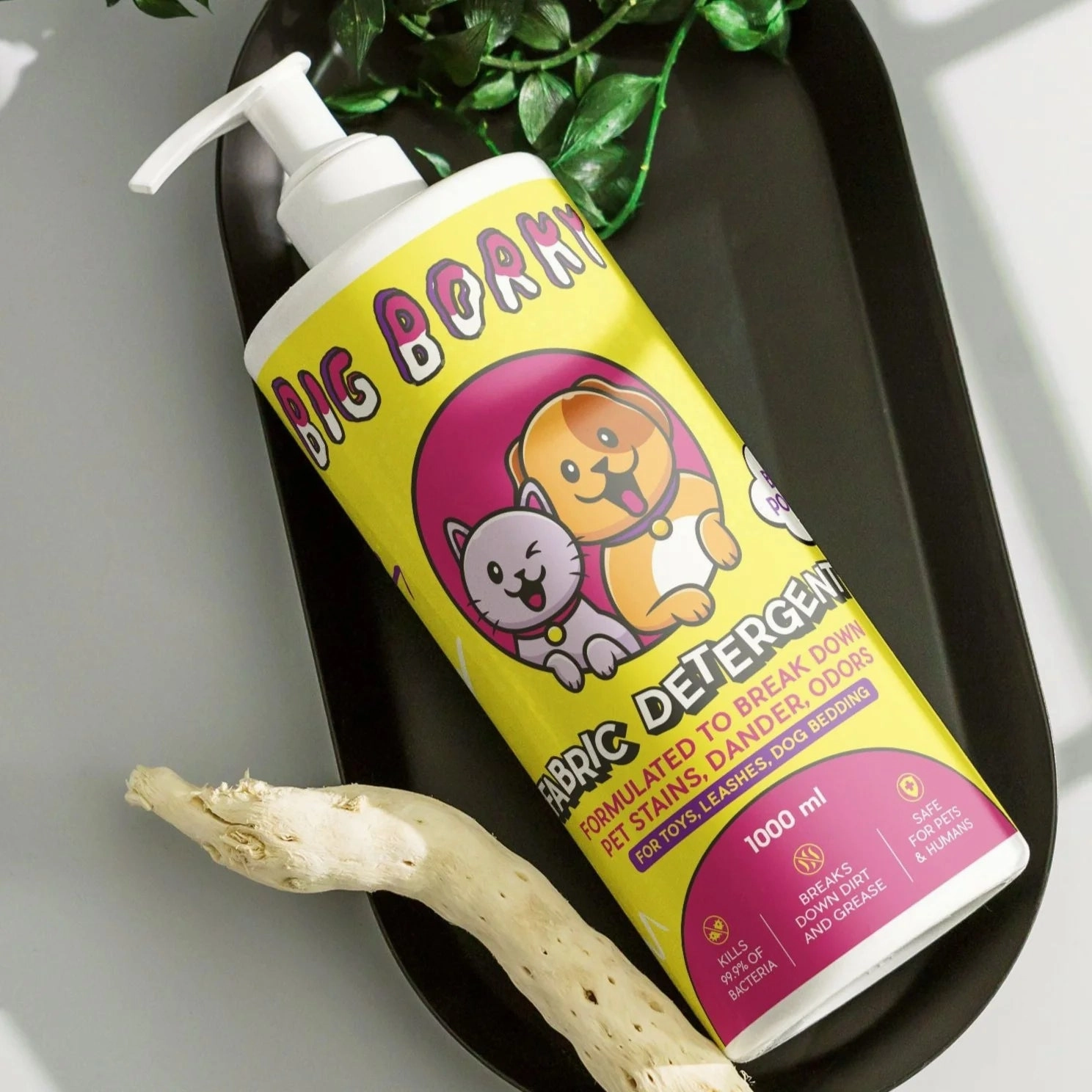 Big Borky Pet Safe Fabric Detergent (Formulated To Breaks Down Pet Stains, Dander, Odours)