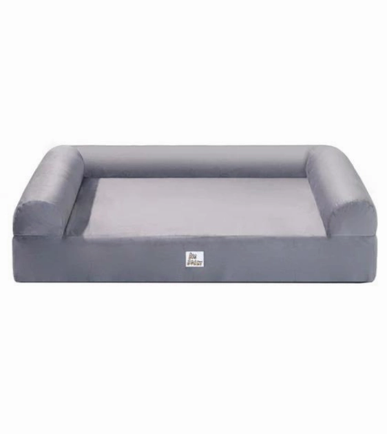 Big Borky Washable Dog Bedsheet - Headrest Version (Cloudy Gray) dog bed,pet blanket