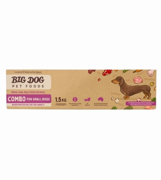 Big Dog Combo Raw Dog Food for Small Dogs