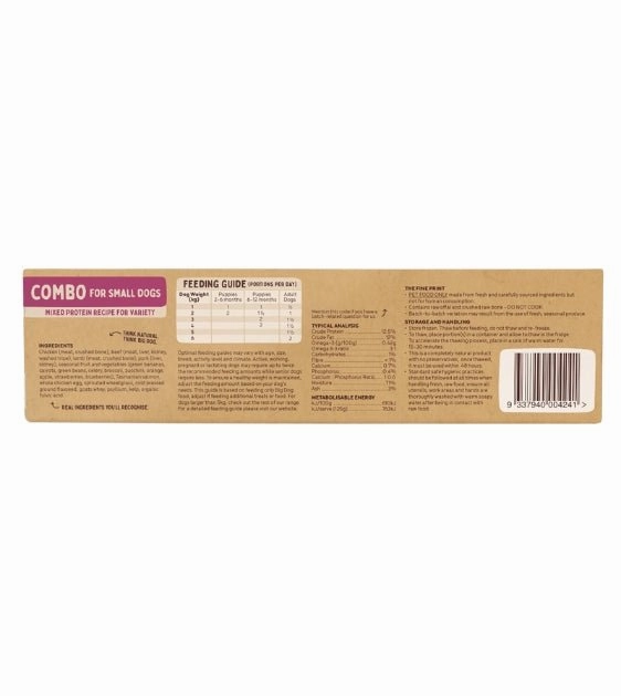 Big Dog Combo Raw Dog Food for Small Dogs