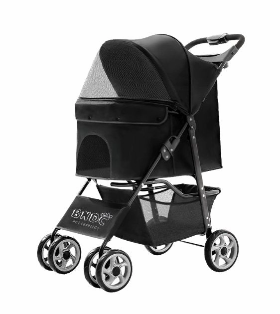 BNDC 102 Pram & Stroller For Dogs & Cats (Black) dog nutrition,healthy dog food