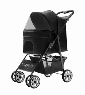 BNDC 102 Pram & Stroller For Dogs & Cats (Black) dog nutrition,healthy dog food