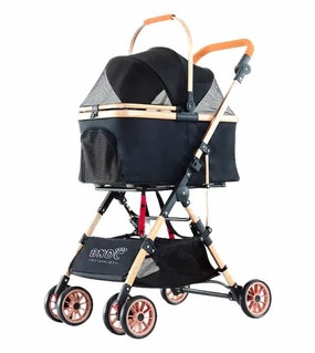 BNDC 103 Pram & Stroller For Dogs & Cats (Black) dog nutrition,healthy dog food