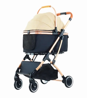 BNDC 106 Pram & Stroller For Dogs & Cats (Khaki) dog nutrition,healthy dog food