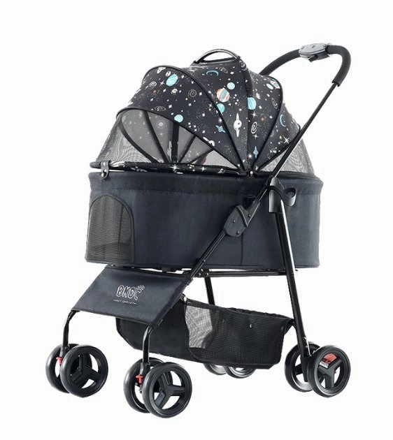 BNDC 107 Pram & Stroller For Dogs & Cats (Sky) dog nutrition,healthy dog food