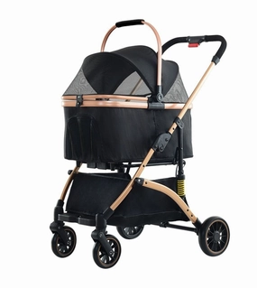 BNDC 301 Pram & Stroller For Dogs & Cats (Black) dog nutrition,healthy dog food