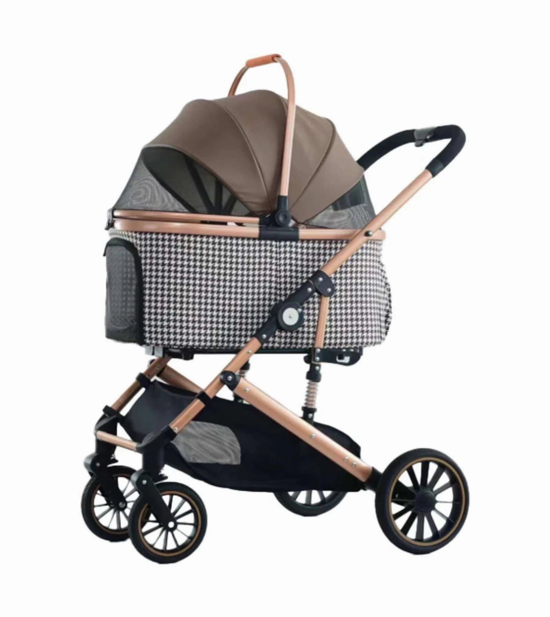 BNDC 303L Pram & Stroller For Dogs & Cats (Coffee) dog nutrition,healthy dog food