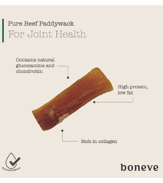 Boneve Earthmade Free-Range Grass-Fed Beef Paddywhack Air-Dried Dog Treats