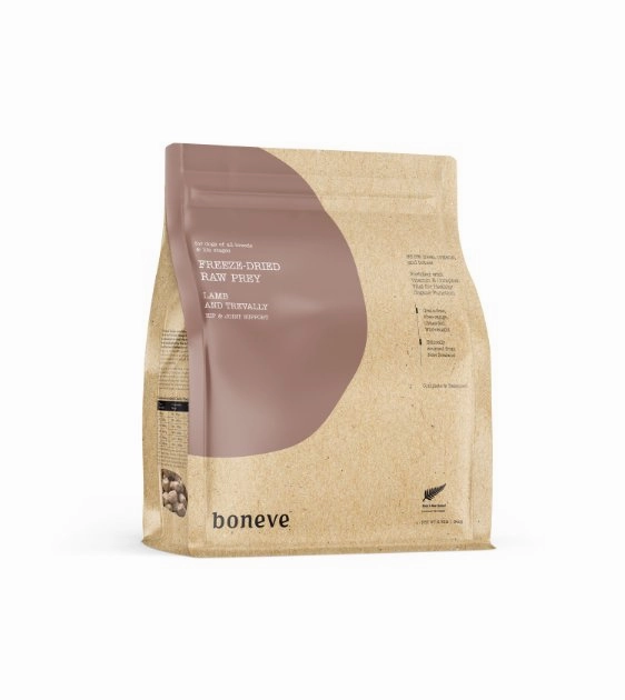 Boneve Earthmade Freeze-Dried Raw Prey Dry Dog Food (Lamb & Trevally)