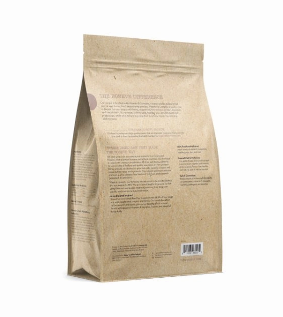 Boneve Earthmade Freeze-Dried Raw Prey Dry Dog Food (Lamb & Trevally)