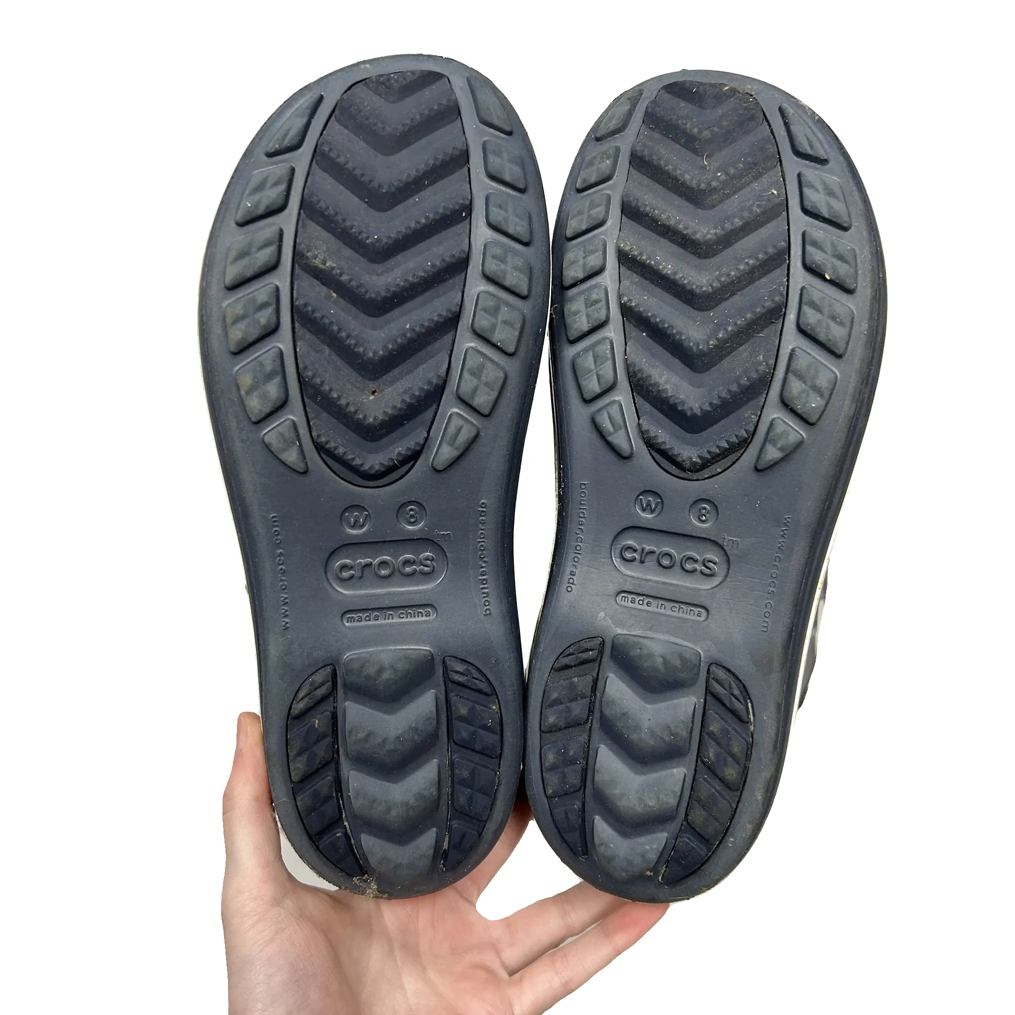 Boots Rain By Crocs In Navy, Size: 8 crocs